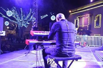 Concierto de la cantante grancanario Cristina Ramos en la plaza de San Juan/Francisco Javier Santana./Francisco Javier Santana.